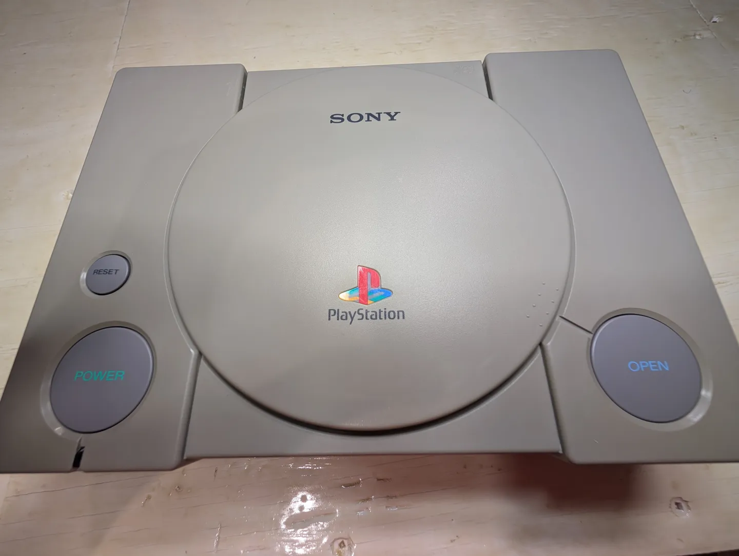 After: The PlayStation that just needed a cotton swab